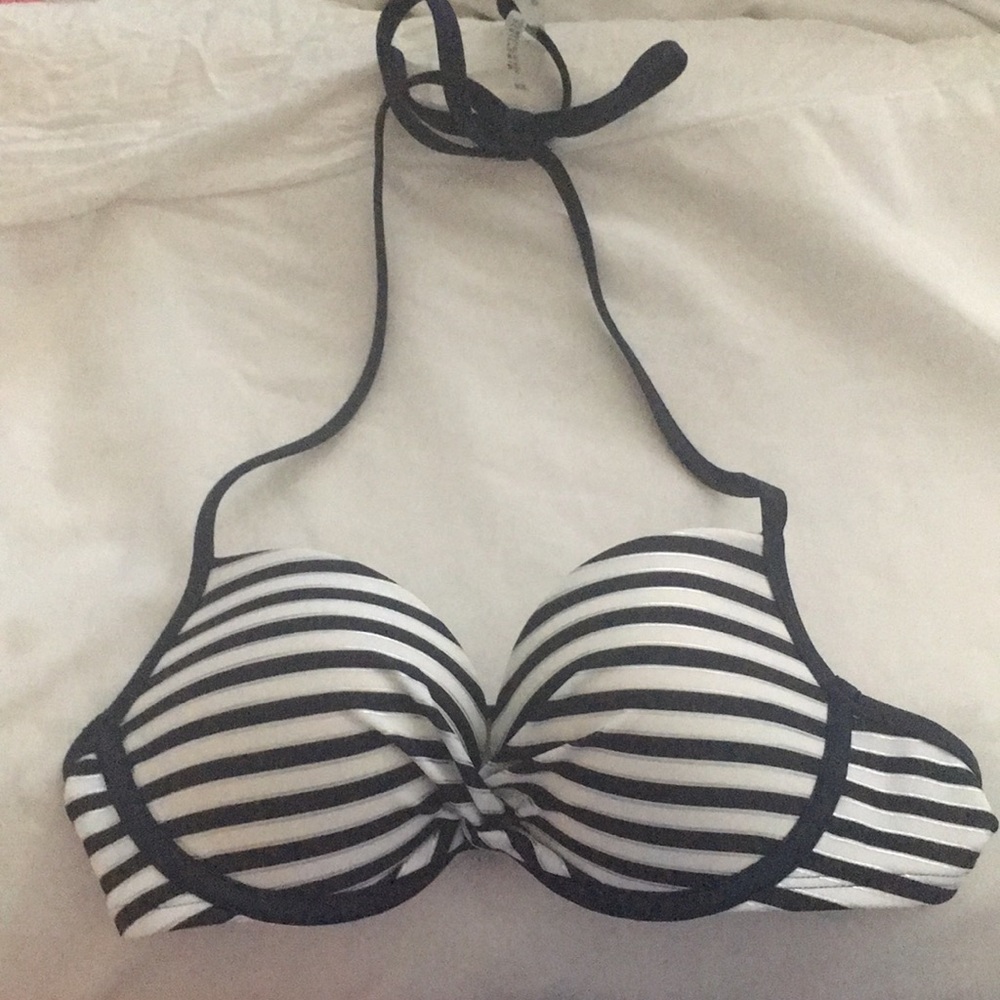 Aerie Push up Blue White and Silver Bikini 💙⚪️